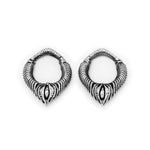 MARVDASHT small sterling silver ear weights on a white background.