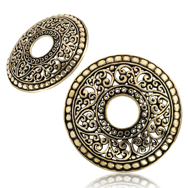 Bijoux de tétons dorés sans piercing