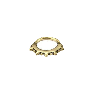 SPIKE Punk Spike Nose Ring in Gold | 16 gauge