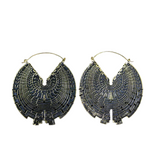 CIRCUIT Oversized Visionary Disc Hoop Earrings in Gold | 16 gauge