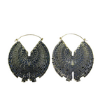 CIRCUIT Oversized Visionary Disc Hoop Earrings in Gold | 16 gauge