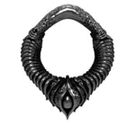 MARVDASHT Small Biomechanical Clicker Ear Weights in 925 Silver | 2 gauge