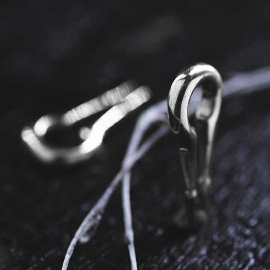 CALYPSO Minimalist Keyhole Ear Weights in 925 Silver | 2 gauge