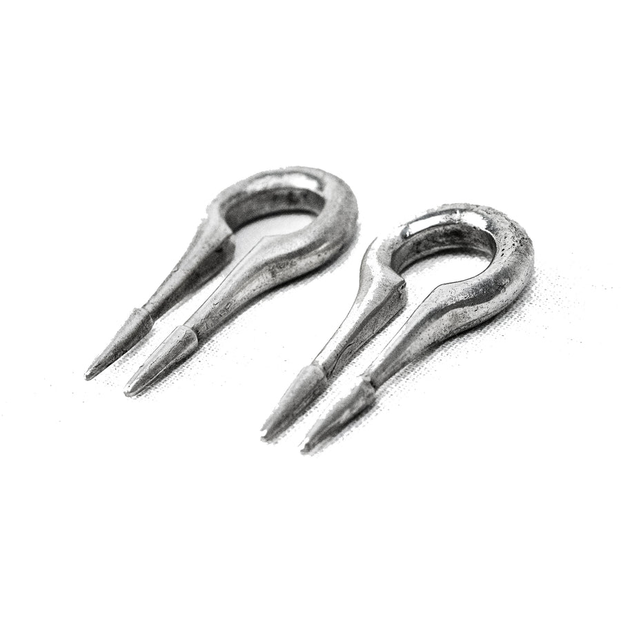 CALYPSO Minimalist Keyhole Ear Weights en Argent 925 | 2 jauge