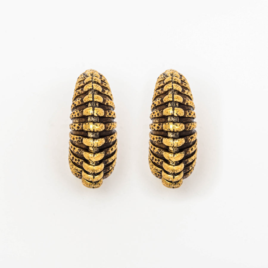 Trilobita ear weights in gold
