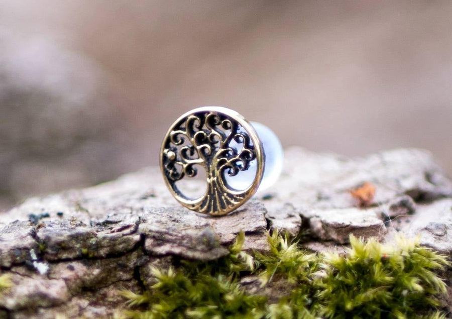 ARBRE DE VIE Labret Stud en Argent | calibre 16