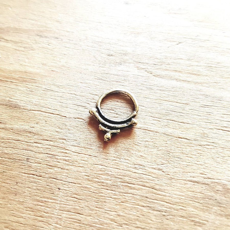 ZYRE Tribal Septum Ring en or | calibre 18