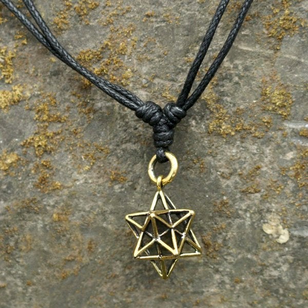 Pendentif Metatron MERKABA 3D, étoile géométrique, géométrie sacrée, symbole sacré, bijoux spirituels, psychédélique