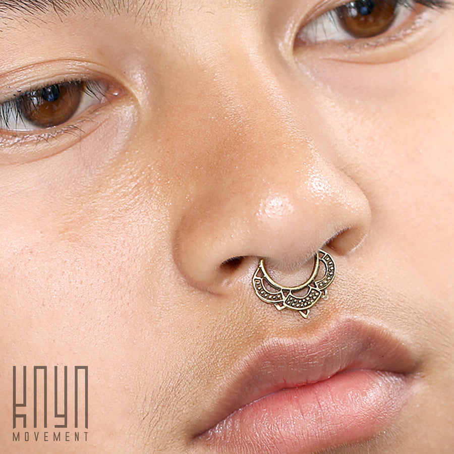 1Pc Creative Fake Septum Nose Rings Jewelry Non Piercing Clip Nose Hoop  Rings Stainless Steel Fake Hoop Faux Nose Septum Ring - AliExpress