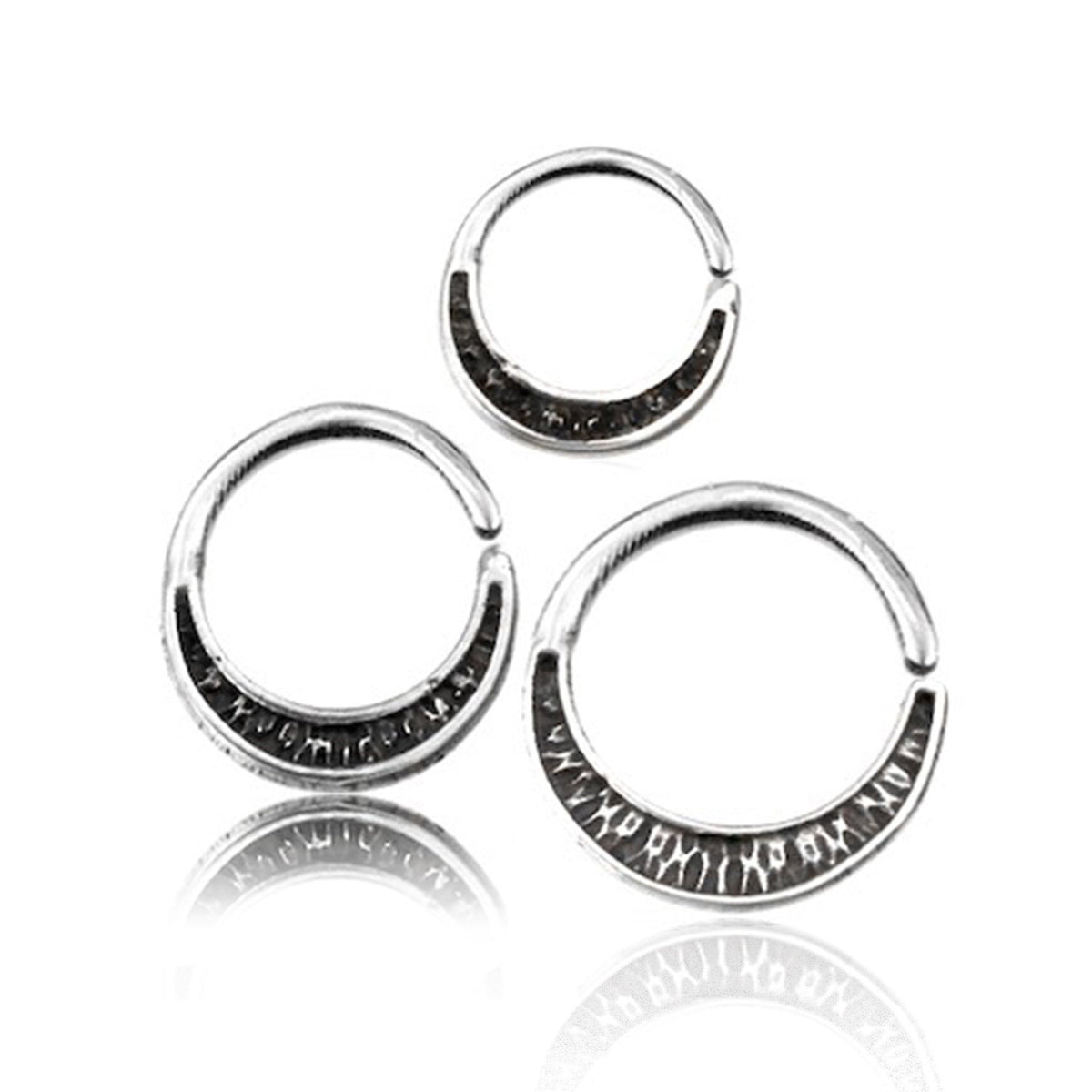 Bague MOON en argent | calibre 16