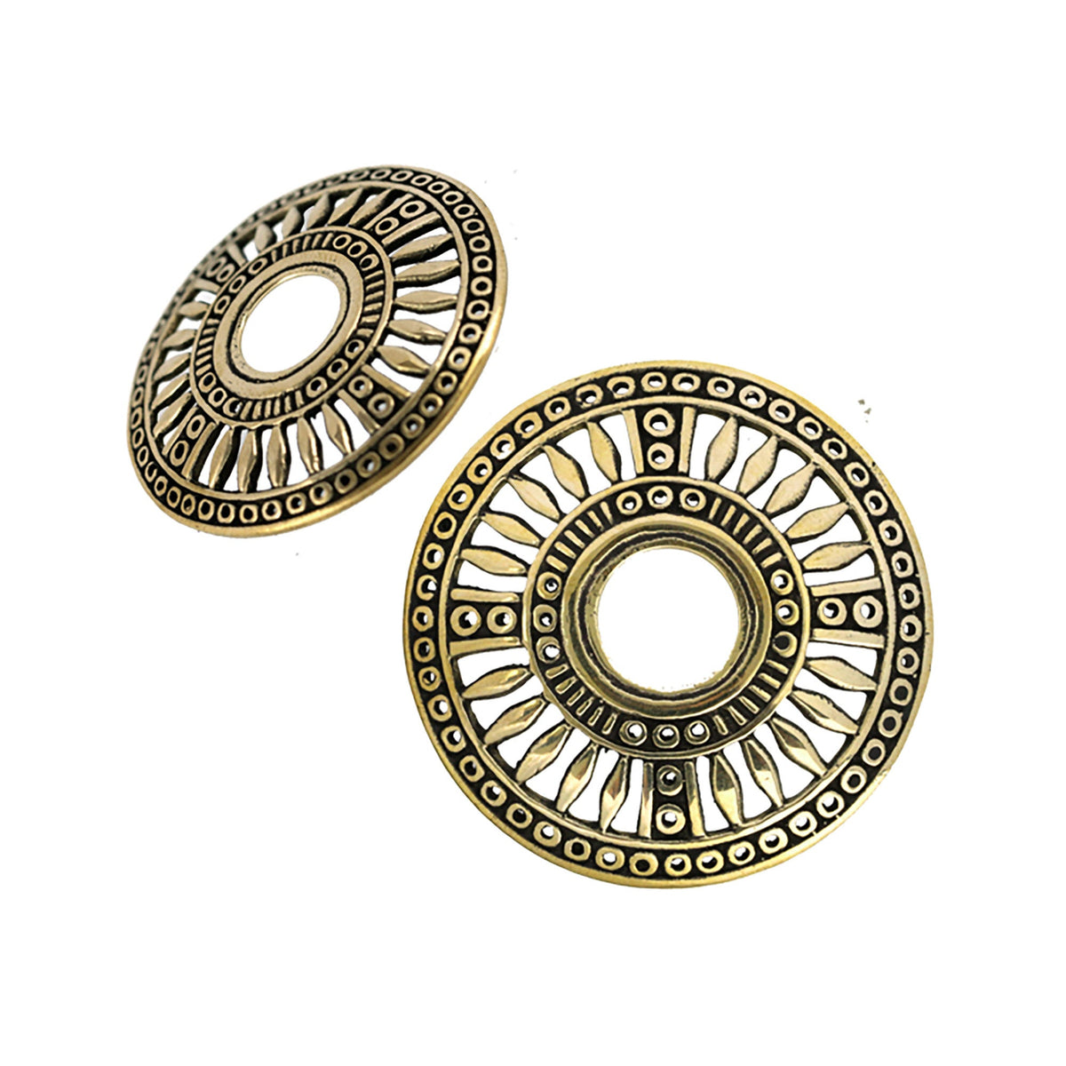 Fake Brest Buttons Rings in Gold