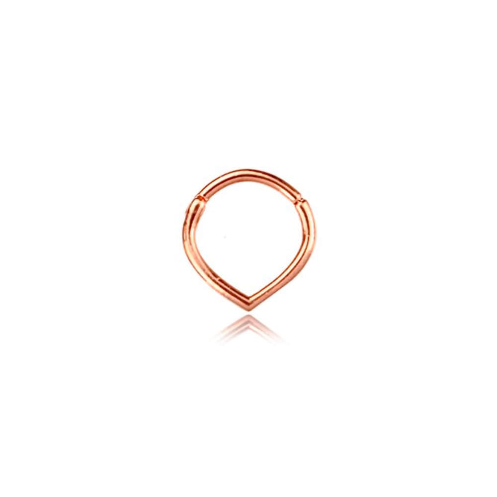 Teardrop septum clicker