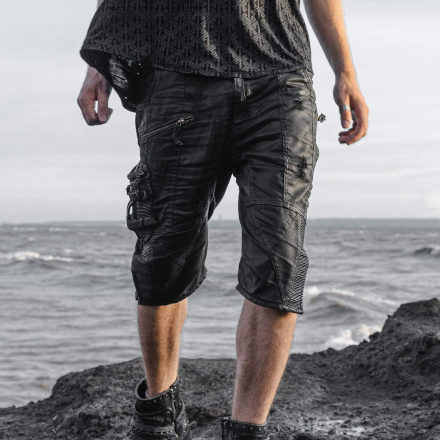 Kaya Movement Clothing Kosmas Men's Leather x Waxed Cotton Pants