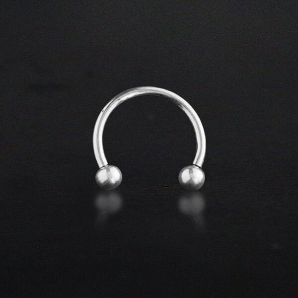 ARGIA — Silver-tone circular septum