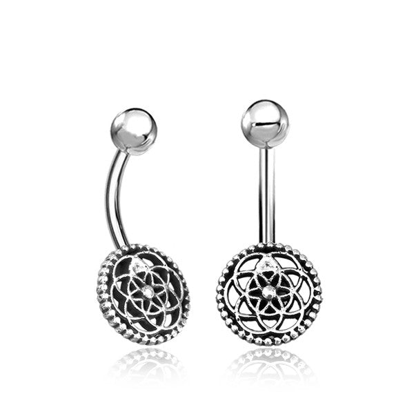 Mandala — Piercing de ombligo