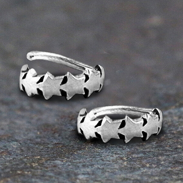 Decorative silver-tone septum