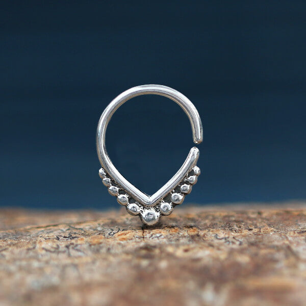 Silver triangle septum